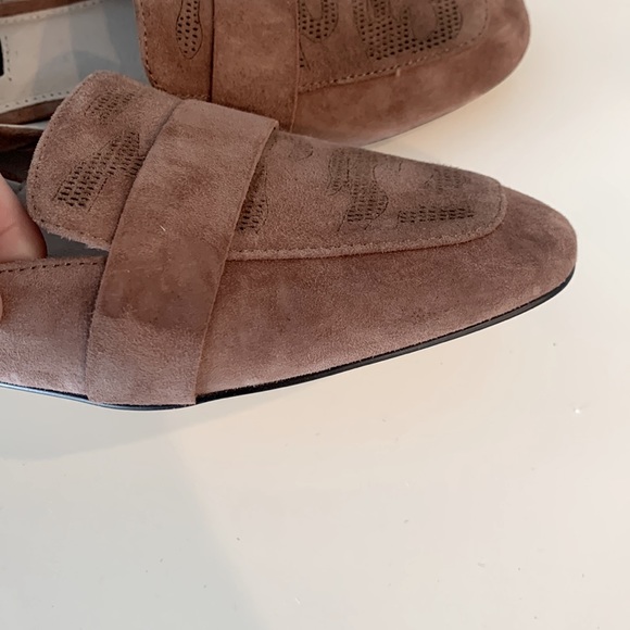 NIB Sanctuary Sass 2.0 desert taupe perforated loafers-size 7 - Picture 12 of 13